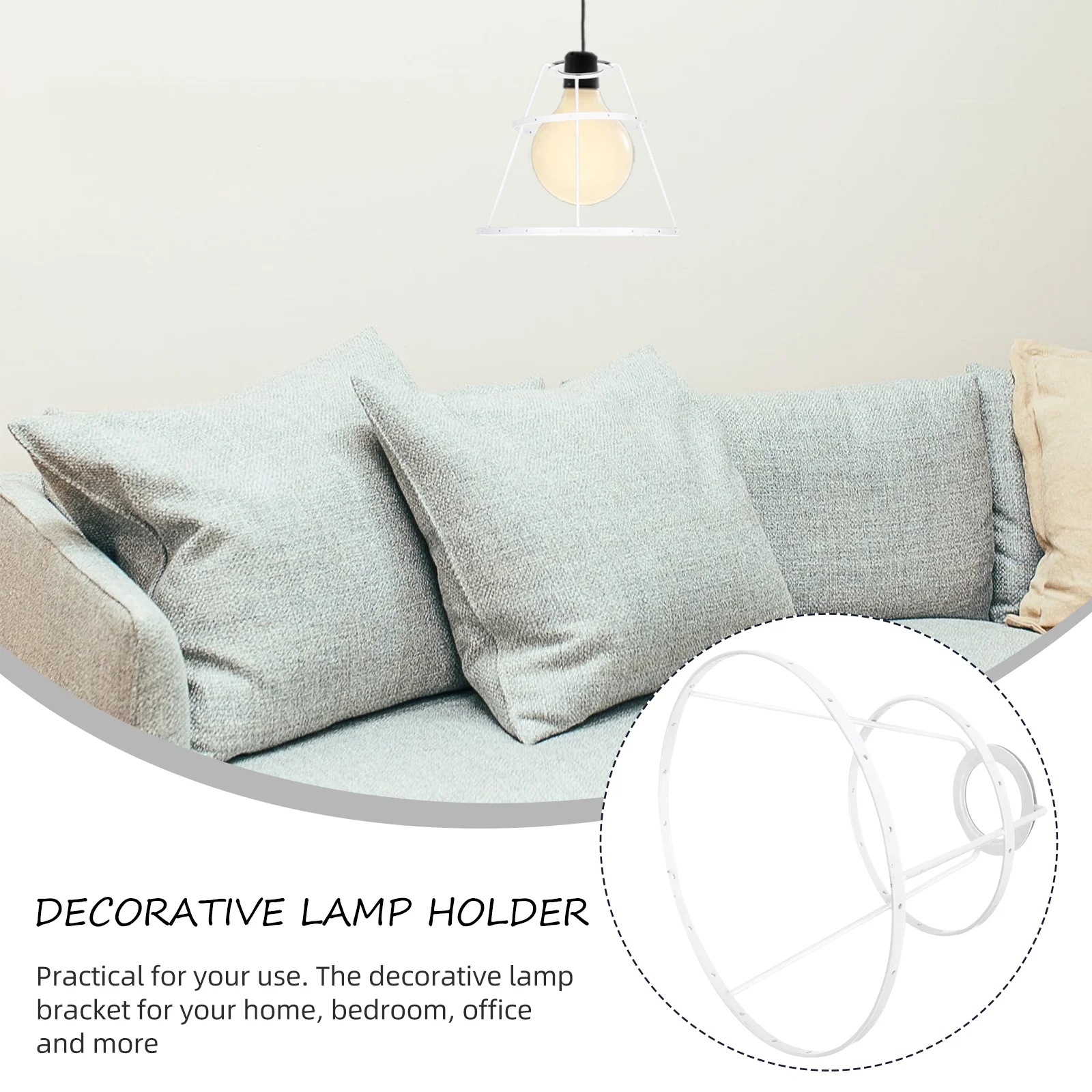 

Lamp Shade Lampshade Bracket Holder Ring Table Harp Diy Chandelier Frame Metal Fix Fitter Wire Adapter Floor Adjustable Brackets