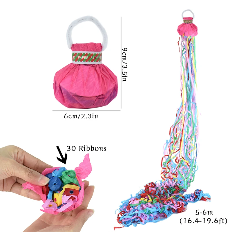 

1/3/6 шт., бумажные конфетти-попперы