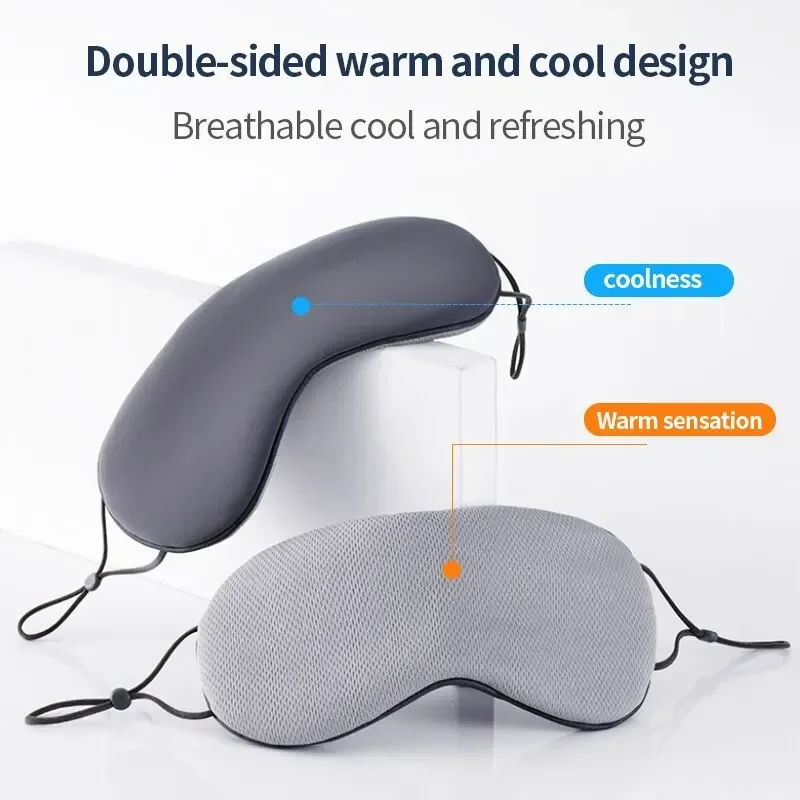 

Sleeping Eye Mask 99% Light-blocking Silk Warm and Cool Dual Use Adjustable Travel Light Blocking Breathable Eye Mask