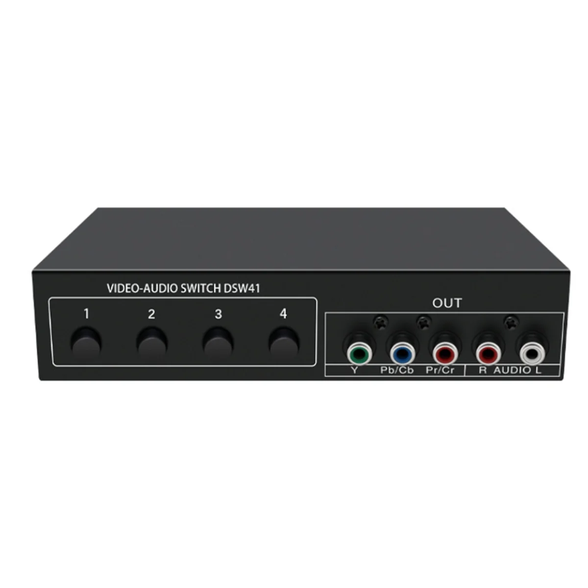 Компонентный переключатель видеосигнала 4x1 YPbPr YCbCr Аудио DSW41 Разделительная