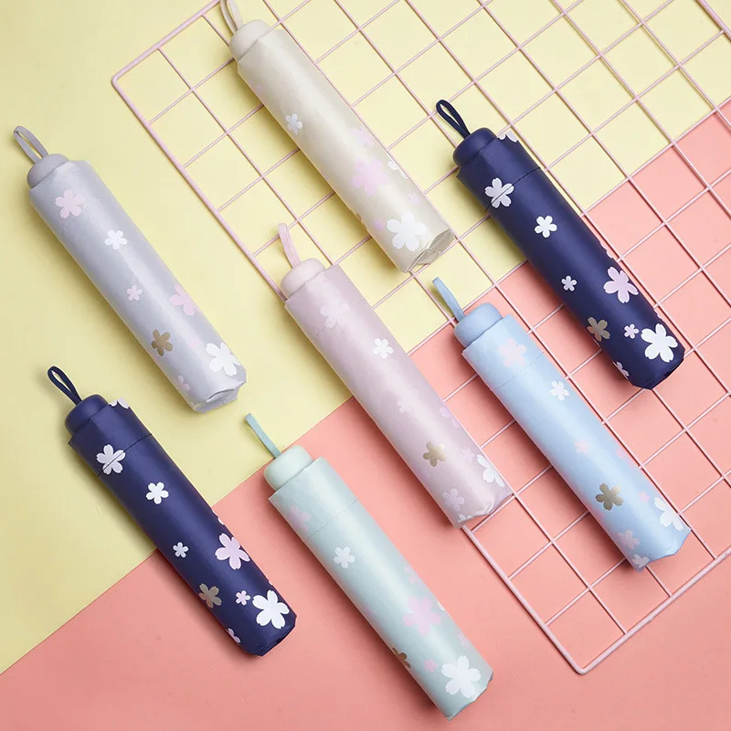 Женский складной зонт для путешествий с УФ-защитой от солнца | Зонты