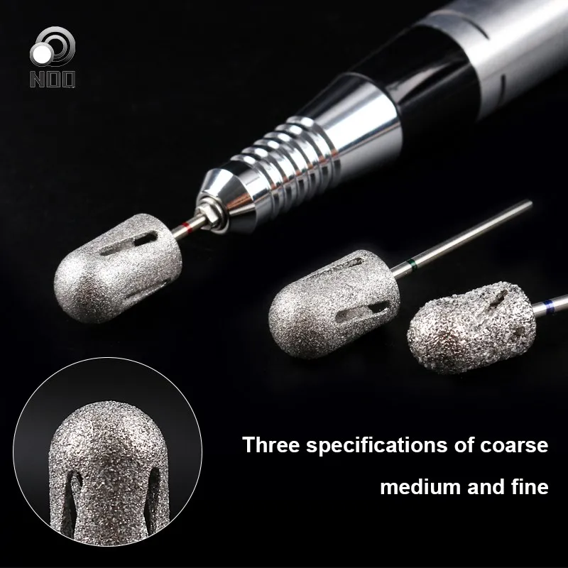 3pcs Foot Nail Drill Bits Pedicure Manicuring Foot Cuticle Clean Tools Nail File Grinding Head Nail Art Accessories Stainless