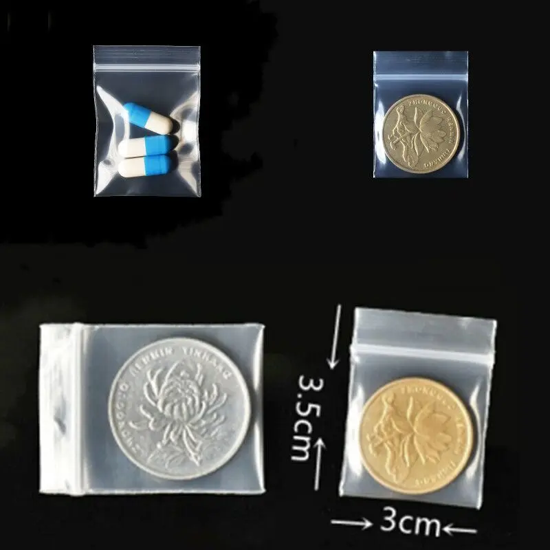 100 шт. пластиковые пакеты с застежкой-молнией для упаковки еды | Дом и сад