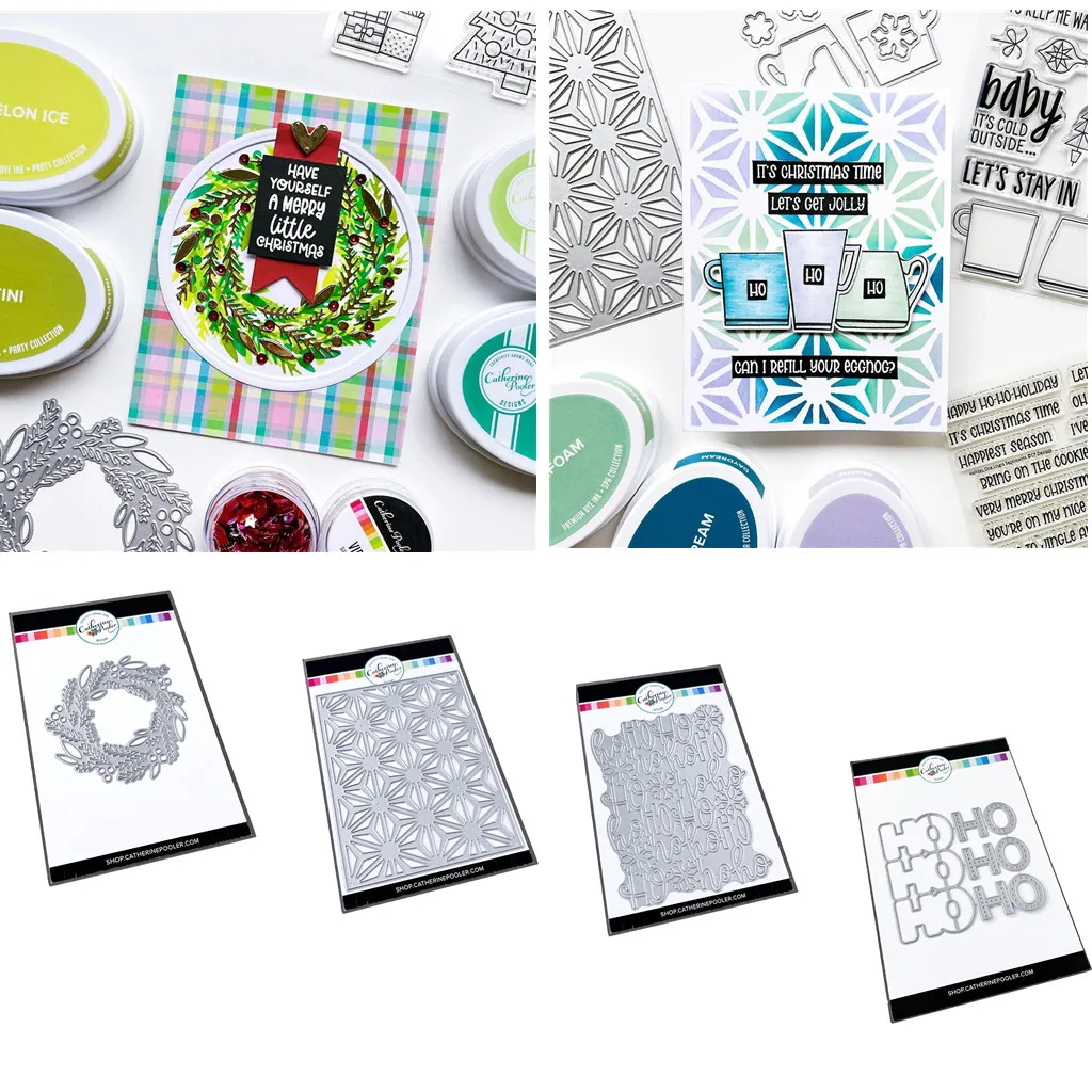 

2022 Christmas New Arrivals Metal Cutting Dies Scrapbook Embossed Making Paper Greet Cards Album Diy Crafts Template Decoration