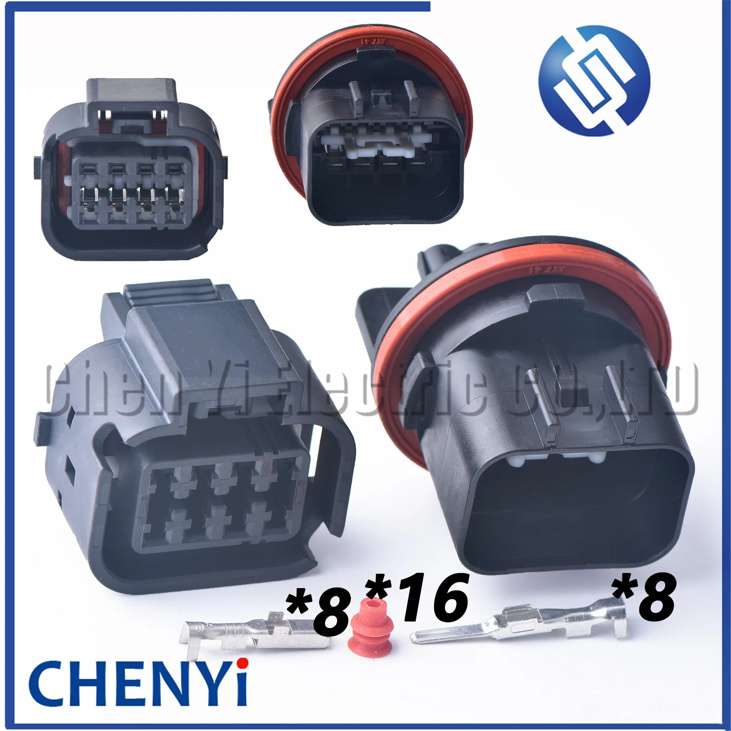 

8 Pin Auto connector MG644345-5 Car Headlight Driver Plug for Hyundai Elantra IX25 IX35 Tucson Sonata Santa Fe Forte MISTRA