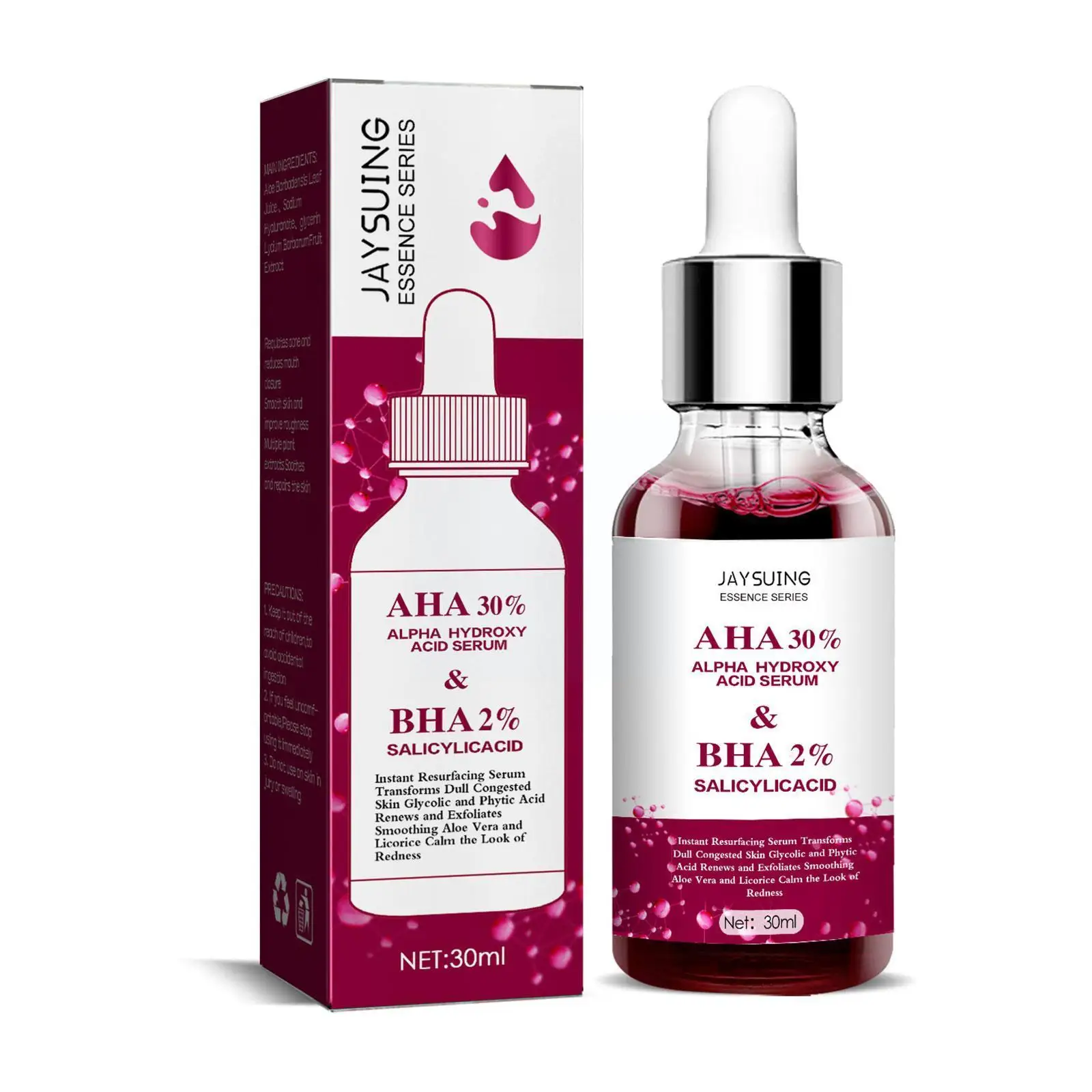 

Fruit Acid Shrink Pores Salicylic Acid Serum Oil Control Remove Acne Blackhead Whitening Moisturizing Care Skin V9D9