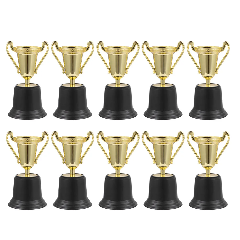 

10Pcs Delicate Small Trophy Lifelike Children Trophy Adornment Party Game Trophy Prop