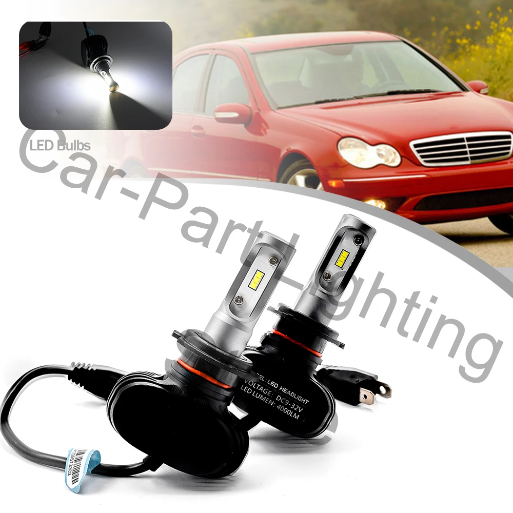 

2Pcs Canbus 6000k White 8000lm 25W H7 Led Light Lamp Bulb High/Low Beam For MERCEDES-BENZ C-CLASS Estate T-Model W203 W204 W205