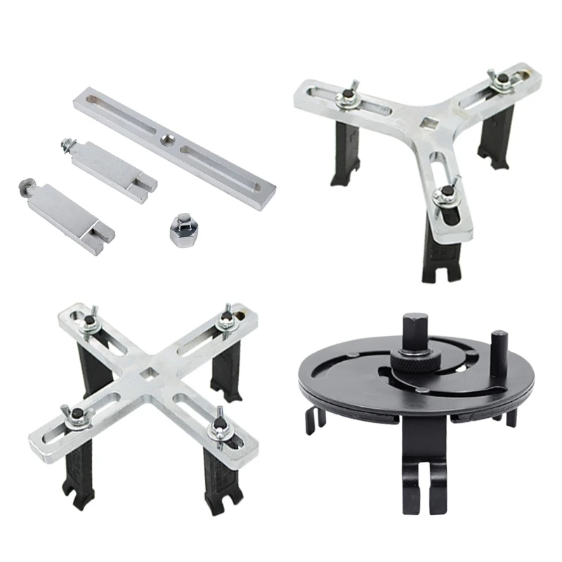 

3 Jaws Adjustable Car Fuel Lid Wrench Tool Fuel Pump Cover Spanner Removal