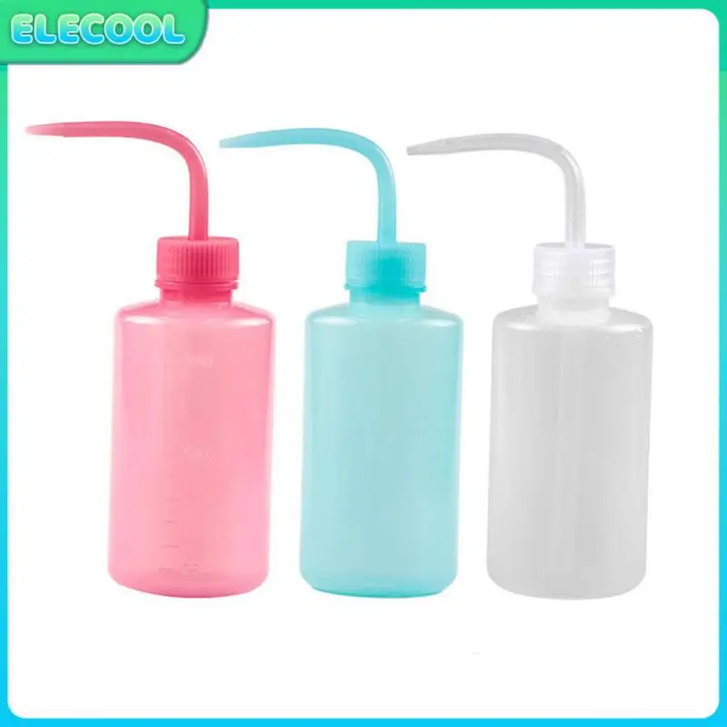 

250ml Eyelash Cleaning Elbow Bottle Leak Proof Water Easy To Squeeze Eyelash Cleaning Auxiliary Tool Curved Mouth Empty Bottle