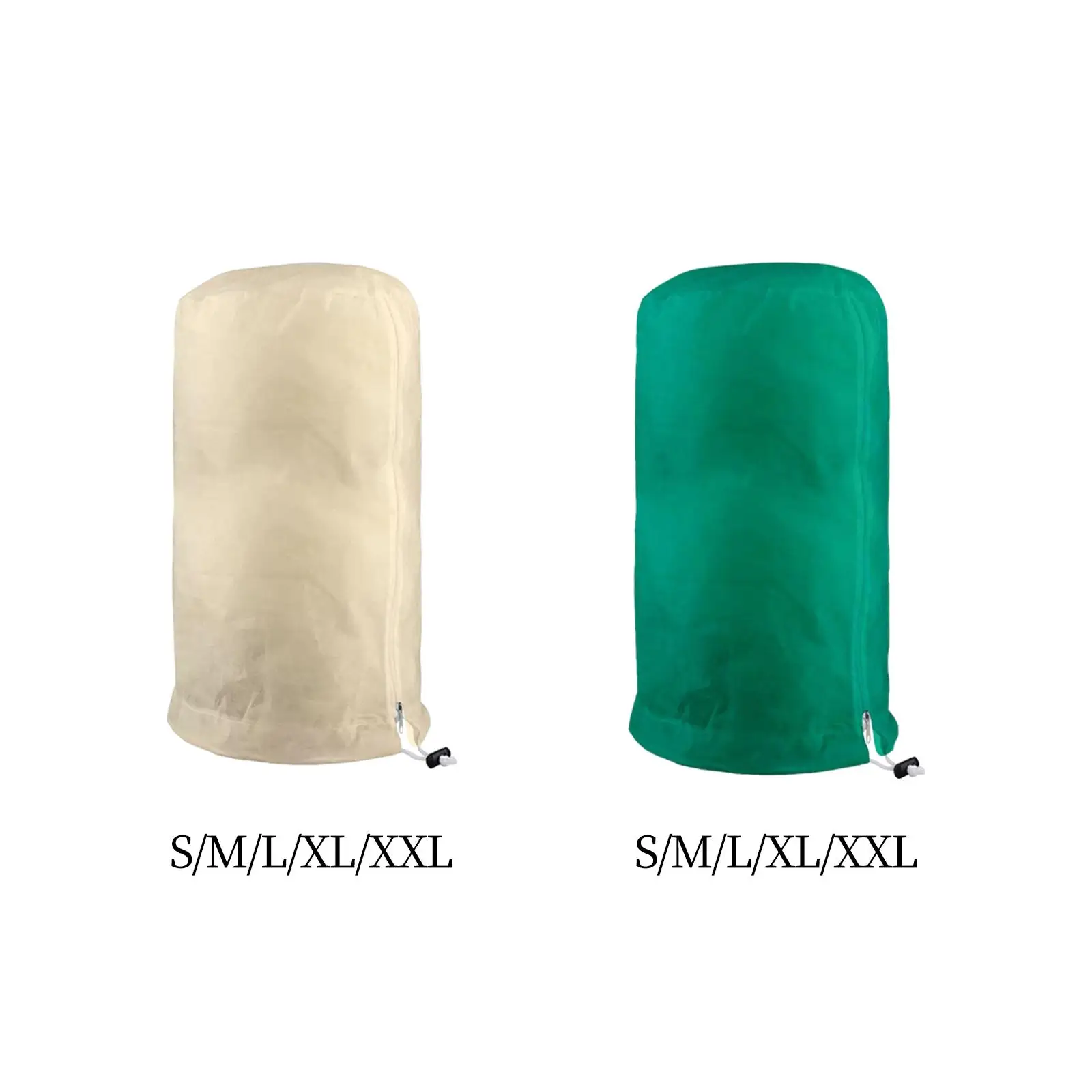 

Plant Cover Bag Frost Blanket Shrub Jacket Freeze Protection with Drawstring Frost Protection Cloth Protector for Garden Shrub