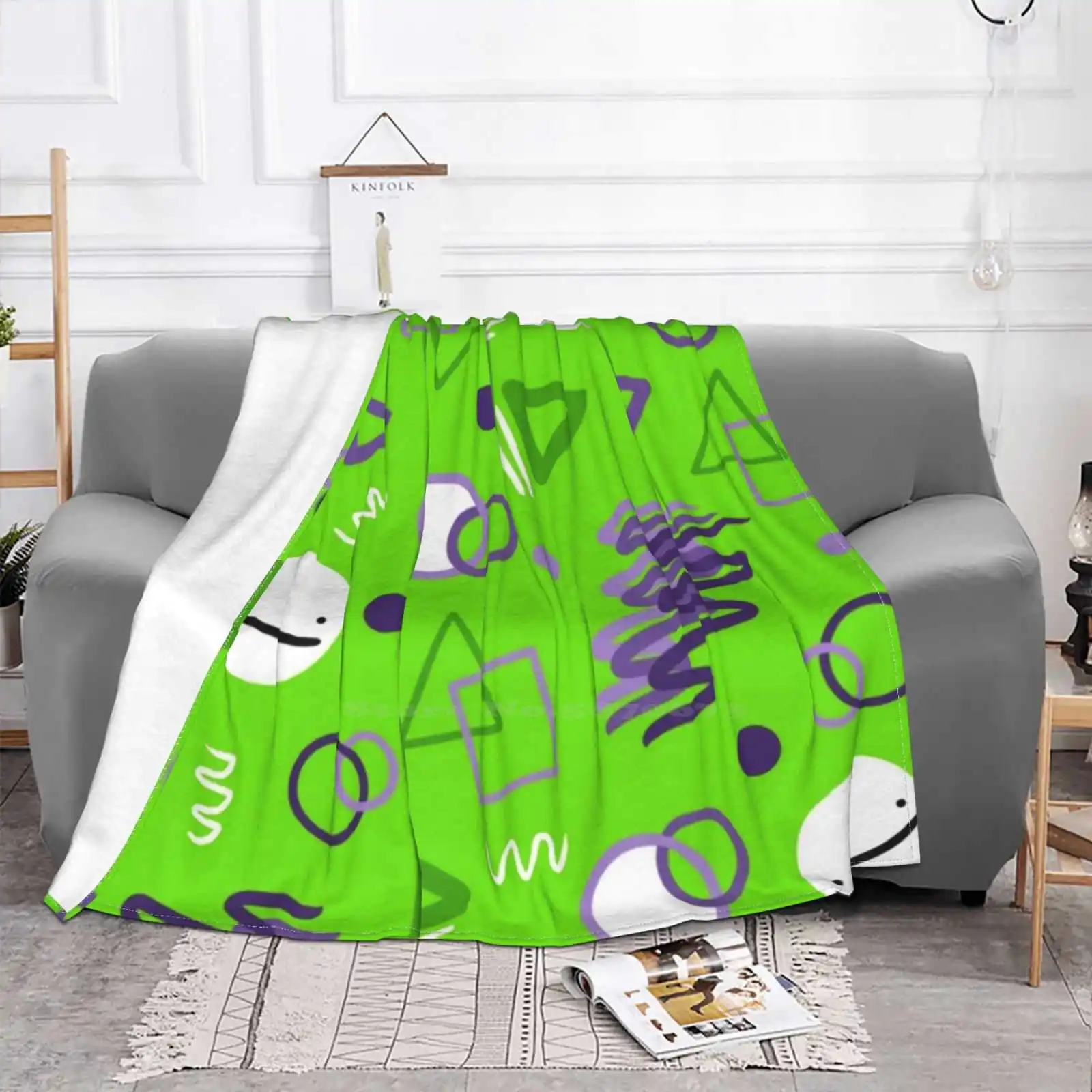 Аркадный ковер в стиле мечты мягкое теплое легкое тонкое одеяло Dreamxd Dreamteam Dreamsmp