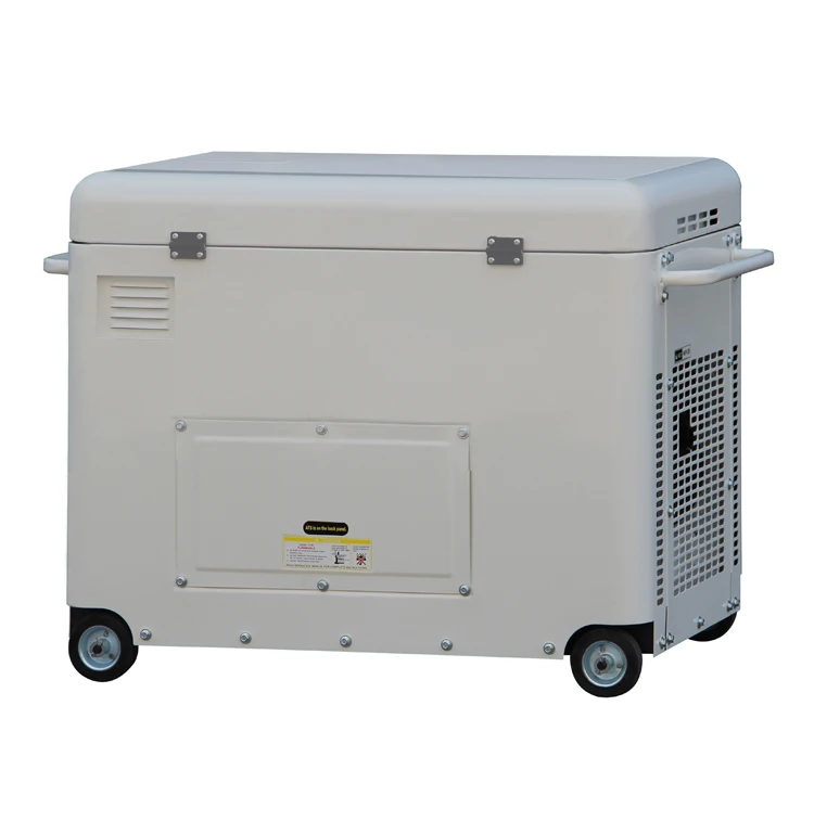 HR186FA die-sel двигатель мощностью 5 кВт супер бесшумный генератор с воздушным