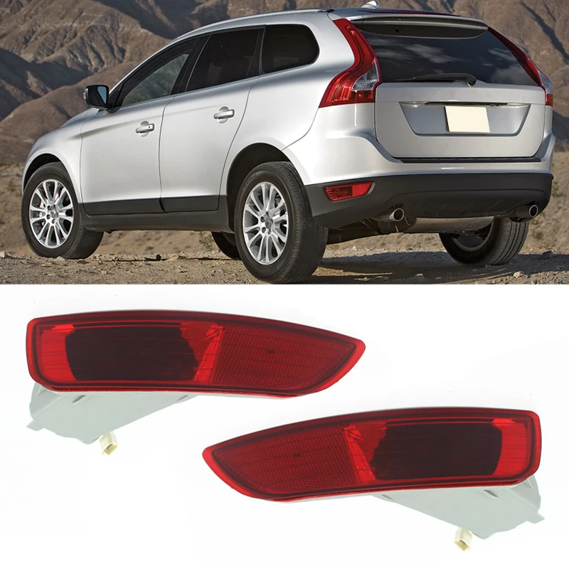 

Car Rear Bumper Reflector Light Brake Stop Light Tail Lamp For Volvo XC60 2008 2009 2010 2011 2012 2013 30763323 30763322