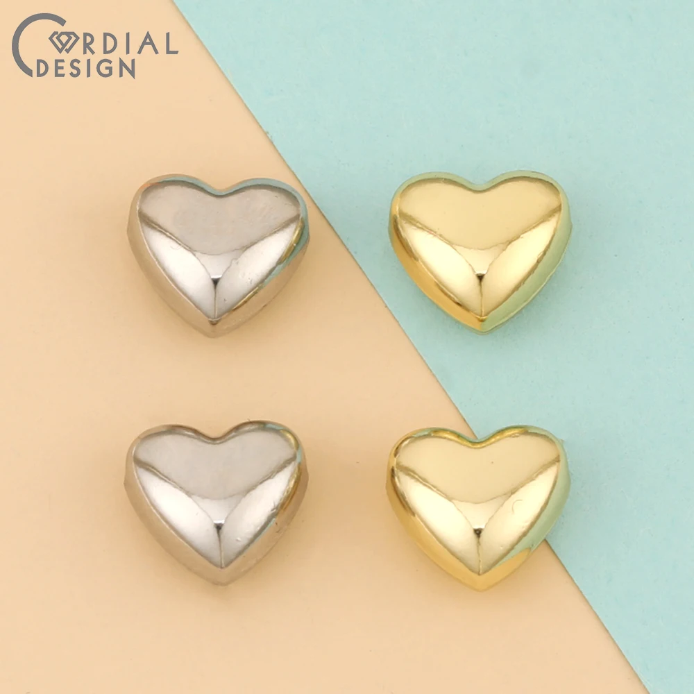 

Cordial Design 100 шт. 11*12 мм ювелирные аксессуары/в форме сердца/Сделай сам/Серьги Подвески/ручная работа/Ювелирная фурнитура компоненты