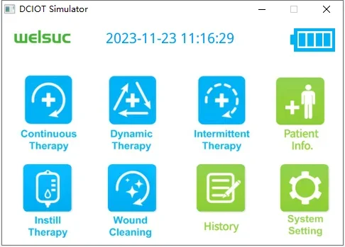 Вакуумная машина NPWT для терапии ран отрицательного давления минимальный шум