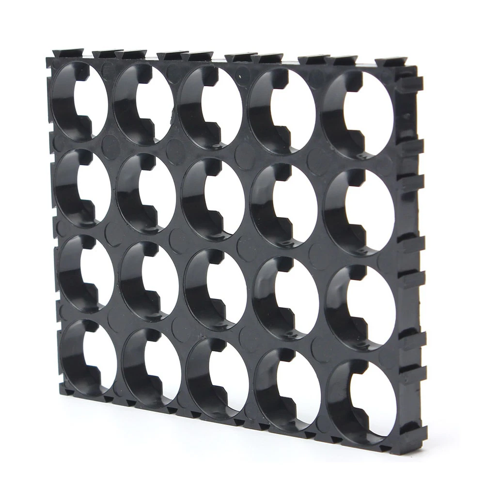 

10/20/30/40/50Pcs 4x5 Cell 18650 Batteries Spacer Holders Radiating Shell Plastic Bracket Storage Box Case Bracket Storage