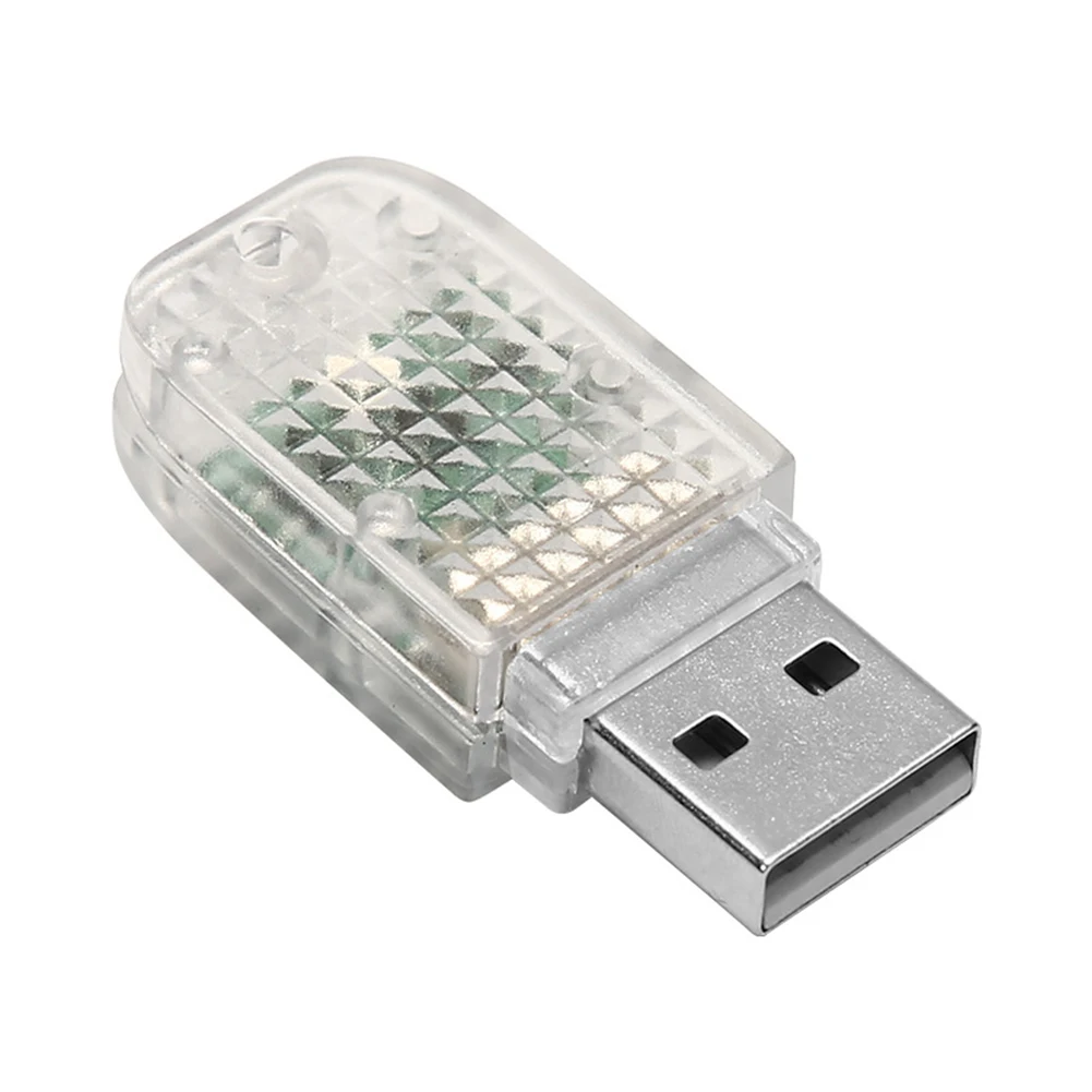 

Atmosphere Lamp Car Led Ambient Light Mini LED Auto Decorative 5V Touch Switch Decorative Lamp Car LED Atmosphere Light