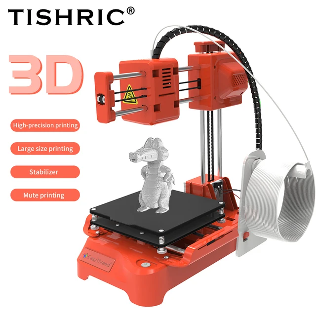 TISHRIC K7 3D Printer Kit Easy To Use One-click Printing 3D Children Education Printing Mainboard With Magnetic Build Platform 1