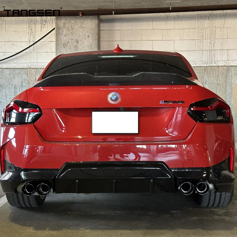 Для BMW G42 M240i 2021 2022 2023 Quad Автомобильный наконечник выхлопной трубы Dual M Performance