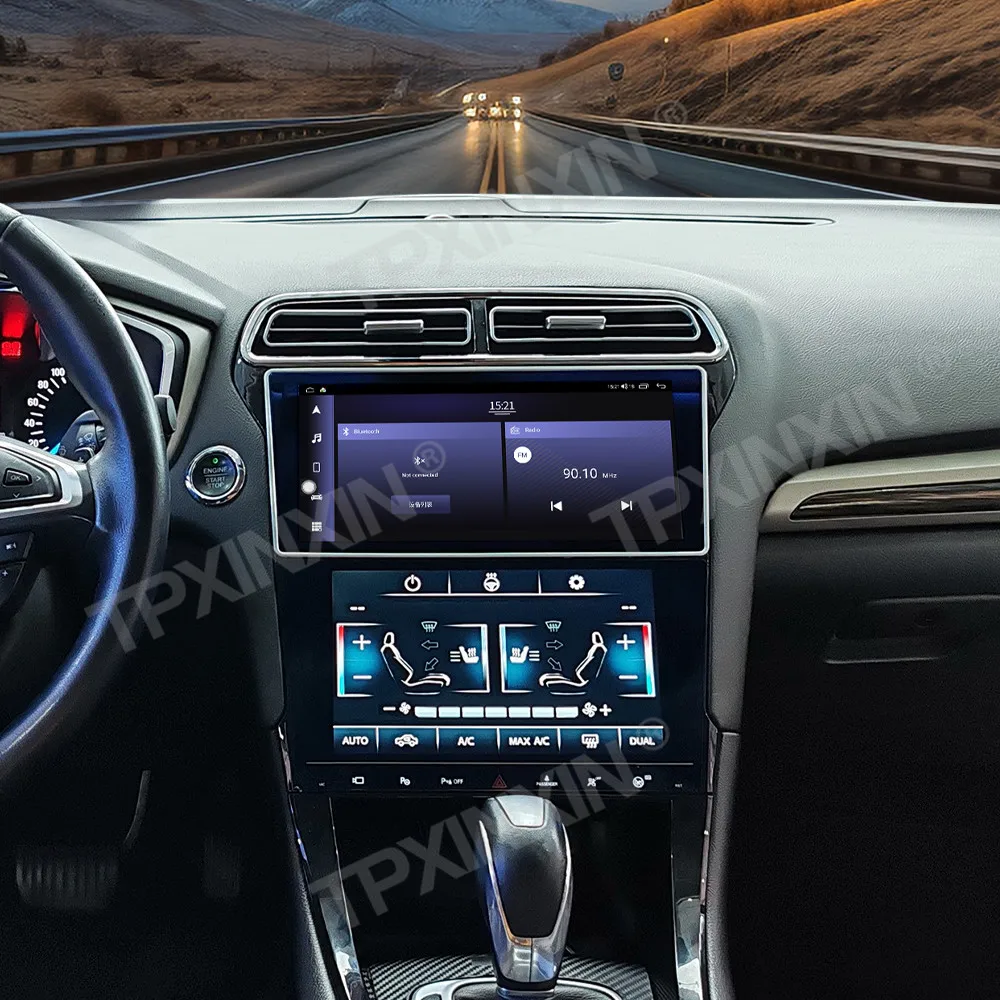 QLED Blue-ray экран для Ford Mondeo 2013-2018 Android 14.0 автомобильный мультимедийный радиоприемник