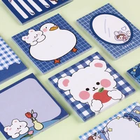 kawaii cartoon rabbit daily memo pad cute message notes decorative notepad note paper memo stationery office supplies