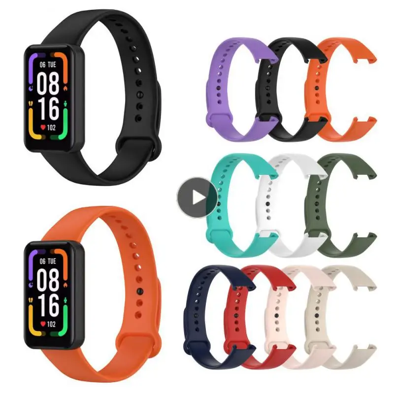 

Высококачественный ремешок для часов, умные аксессуары, сменный Силиконовый водонепроницаемый ремешок для часов, ремешок для смарт-часов Redmi