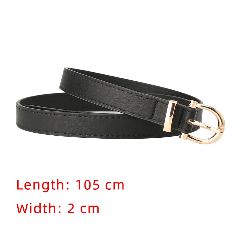 Модный женский ремень простого дизайна и металлической пряжкой ремешок из