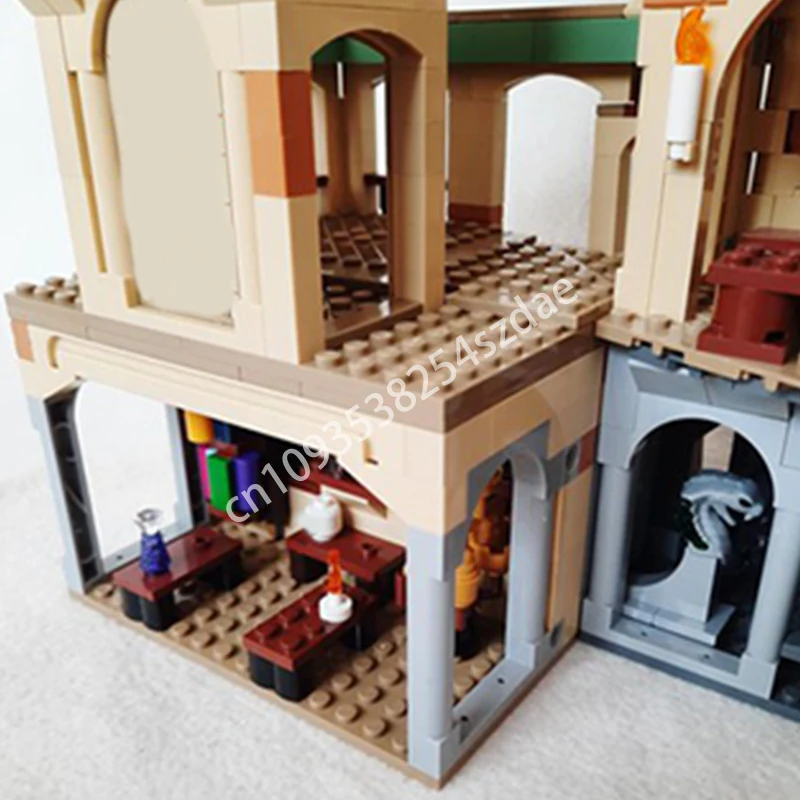 Фото 1823 шт. Moc Hogwarts замок архитектурная модель строительные блоки DIY креативная сборка кирпичи детский праздничный подарок №4