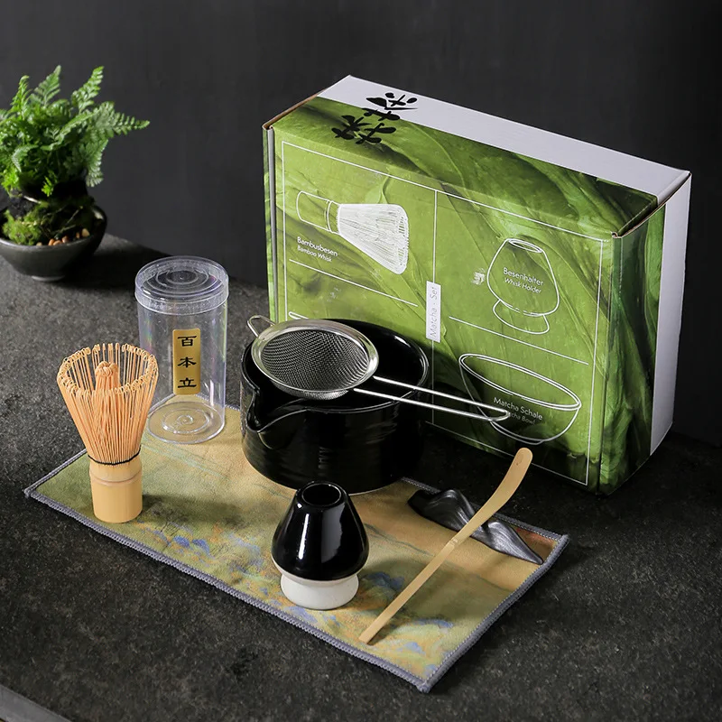 4 шт./7 шт. японский блендер матча набор посуда для питья чая безопасный бамбуковый