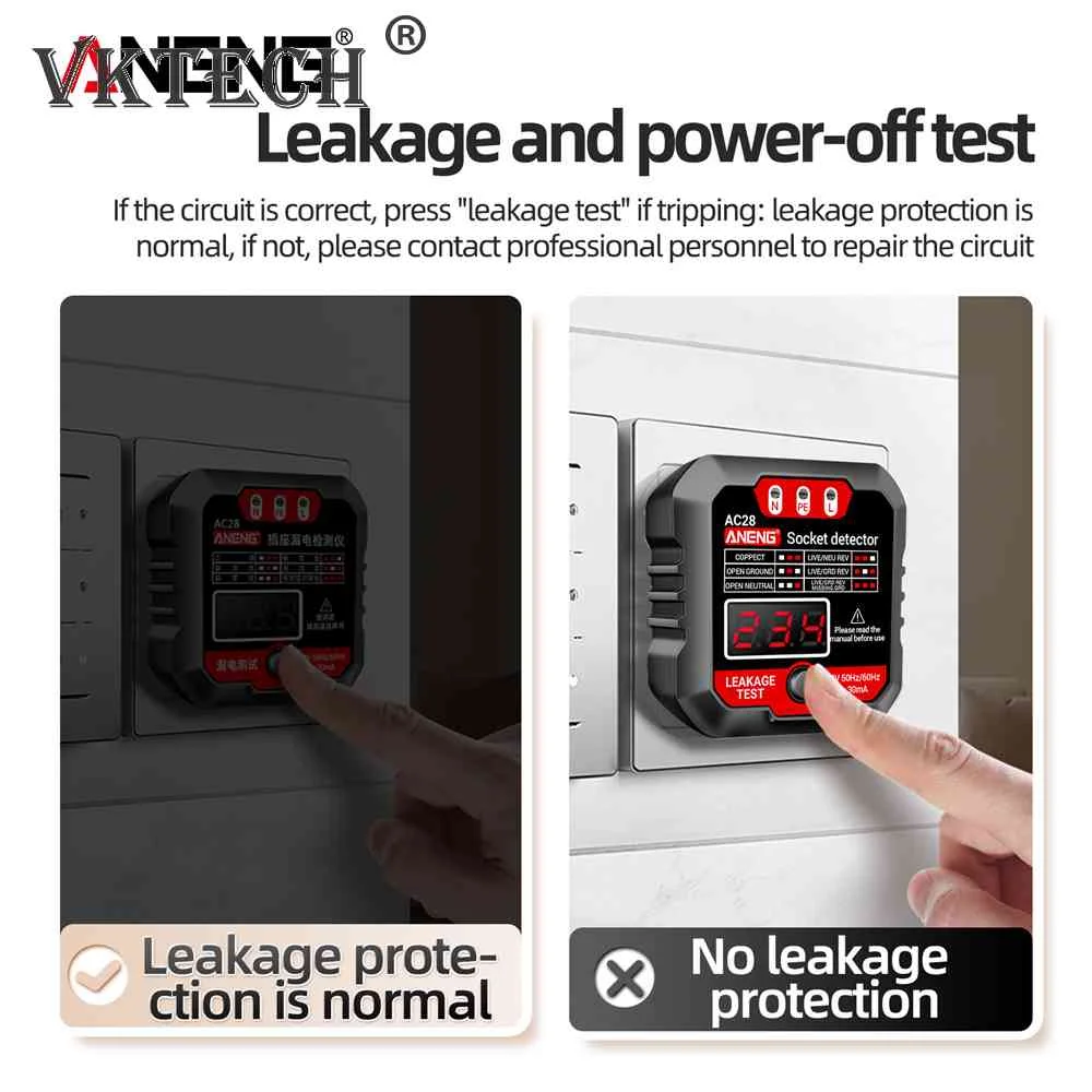 Универсальный Тестер Аккумуляторов AC28 измеритель напряжения с ЖК дисплеем