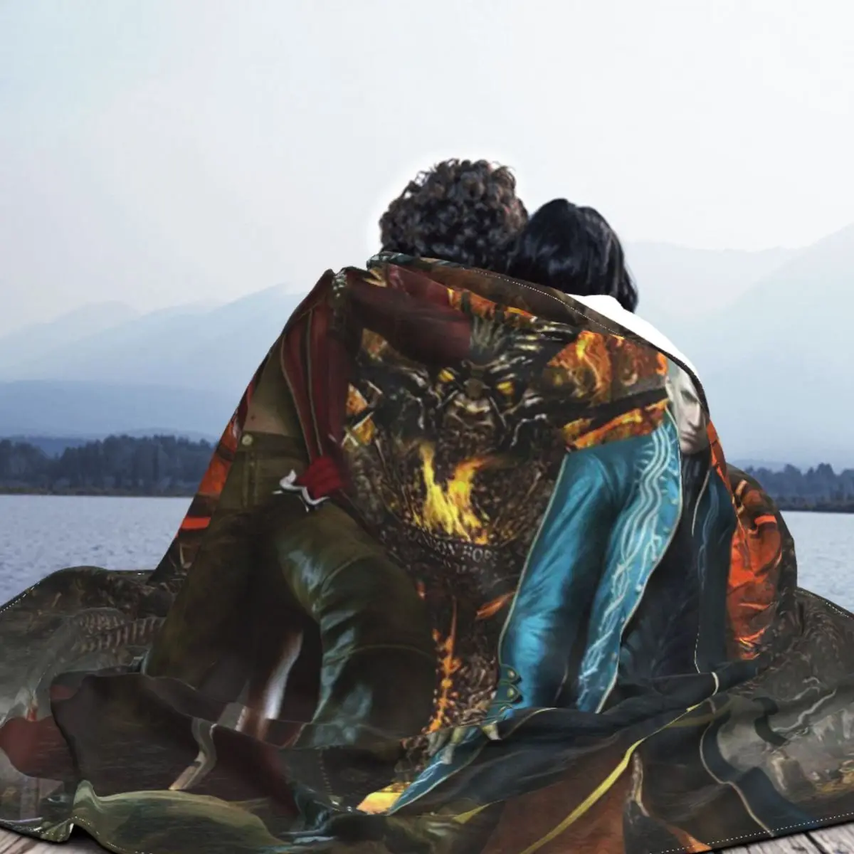 Одеяла D-Devil May Cry для видеоигр флисовые украшения дышащие мягкие пледы покрывала