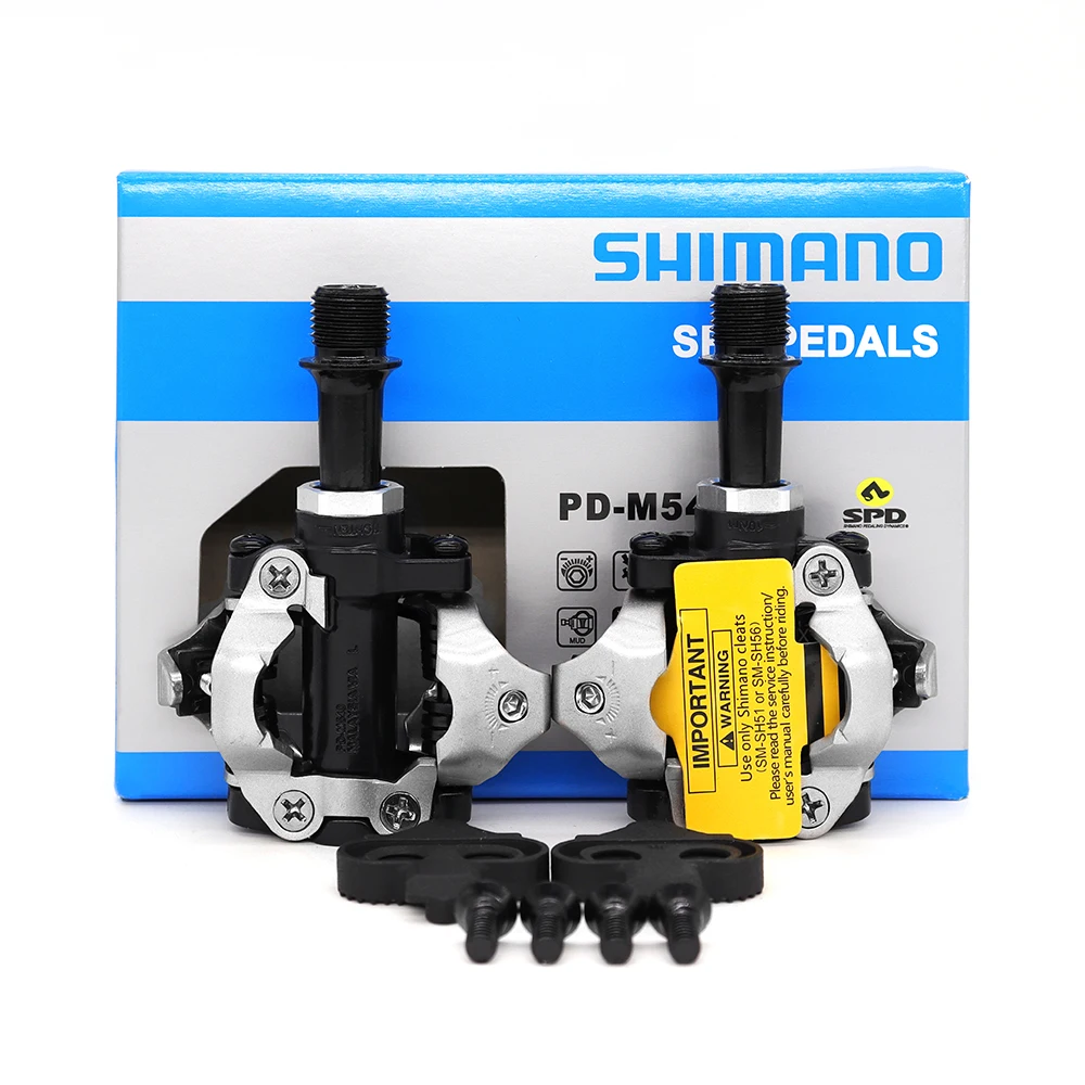 SHIMANO PD M540 MTB велосипедная педаль SPD двухсторонняя самоблокирующаяся для беговых