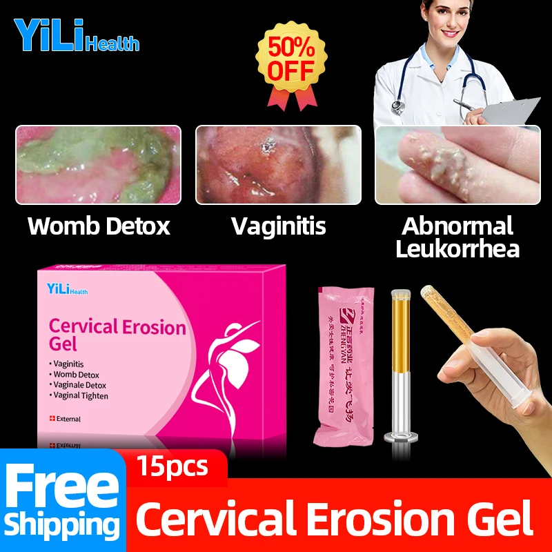 

Cervical Erosion Women Gynecological Vaginitis Treatment Vagina Tighten Gel Vaginal Tightening Vaginale Womb Clean Detox