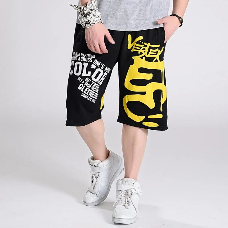 

Men's Loose Shorts Summer Men Cotton Short Pants Jogg Sportswear Casual Large Size