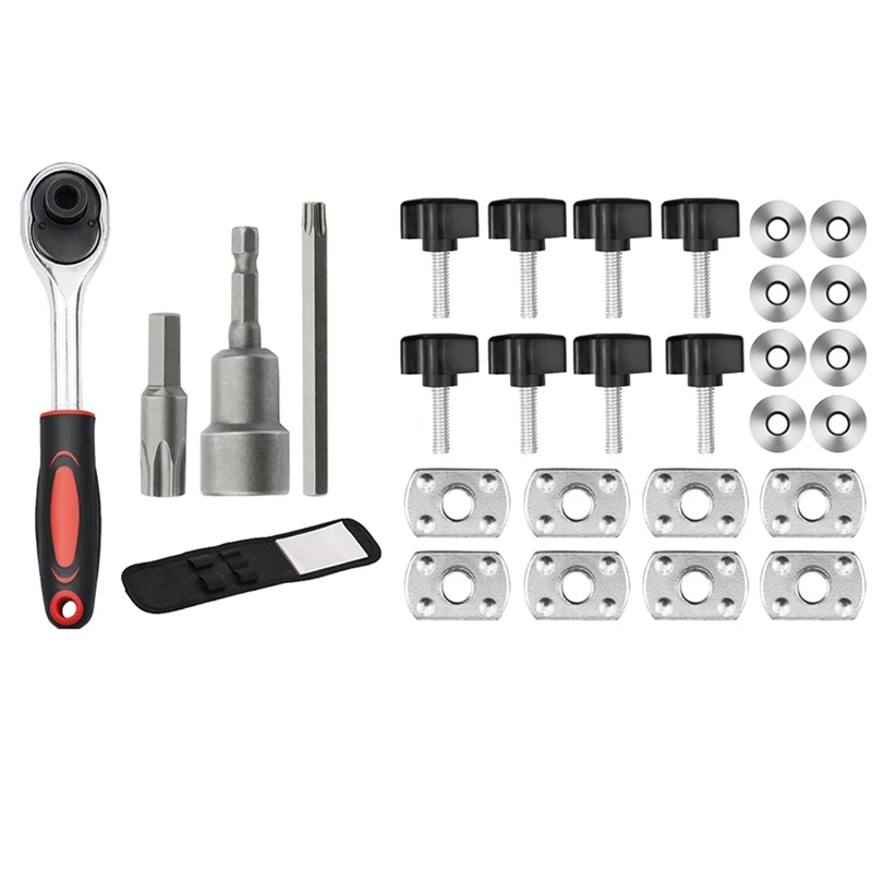 

Hard Top Quick Removal Fastener Screw + Door Removal Torx Set 82214166AB 68361574AB For Jeep Wrangler JL JK 2007-2021