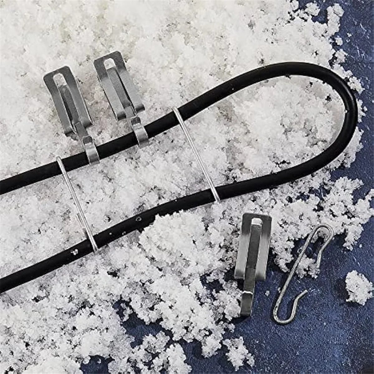 192 шт. зажимы для крыши теплового кабеля комплект зажимов и прокладок желоба