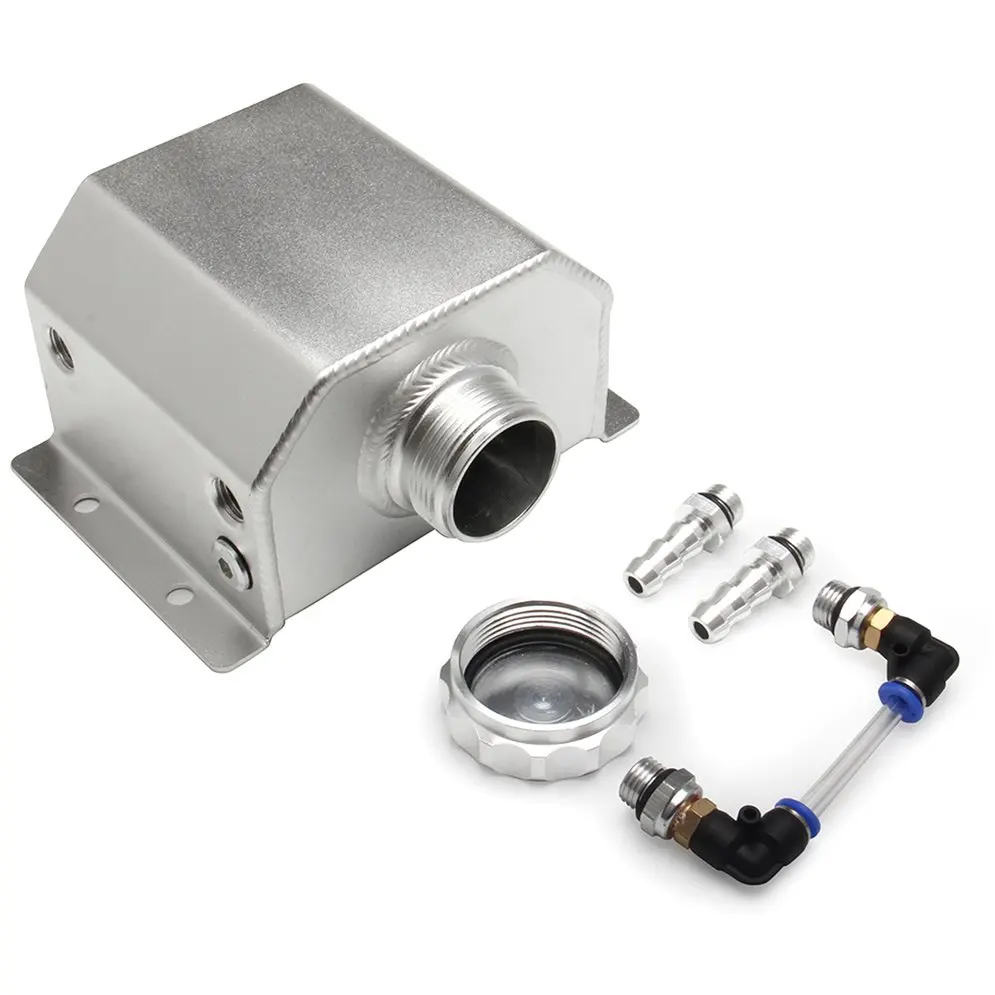

Universal Aluminium Oil Catch Can Breather Tank Reservoir With Drain Plug