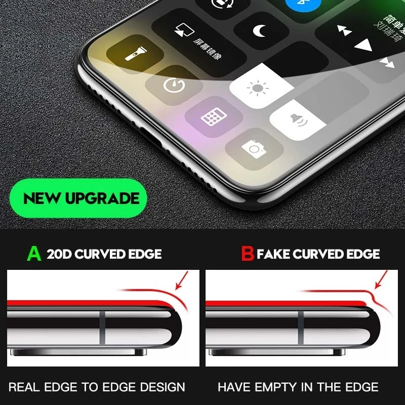 1-4PCS 20D Full Cover Screen Protector For iPhone 14 Pro Max 6 7 8 14 Plus Tempered Glass For iPhone 11 12 13 PRO XS MAX X XR SE