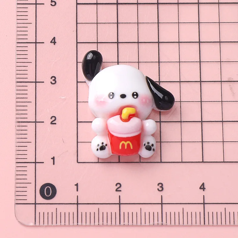 

10 шт. новый мини Kawaii мультфильм еда для животных собака серия с плоским дном альбом для вырезок DIY изготовление ювелирных изделий аксессуары для волос A32