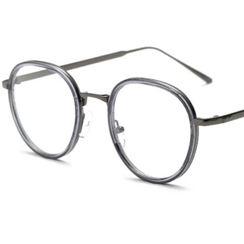 Модные традиционные очки для кампуса в оправе из сплава стиле ретро с