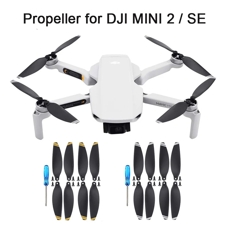 

8pcs Propellers for DJI Mavic MINI 2 / SE Drone Props Blade Flight Stability Low Noise 4726F Propeller Wing Fans Spare Parts