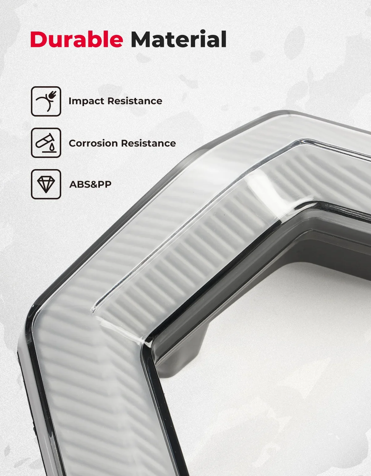 Указатель поворота UTV совместимый с Honda Talon 1000 1000R 1000X 1000X-4 2019-2023 PMMA + ПК акцентный
