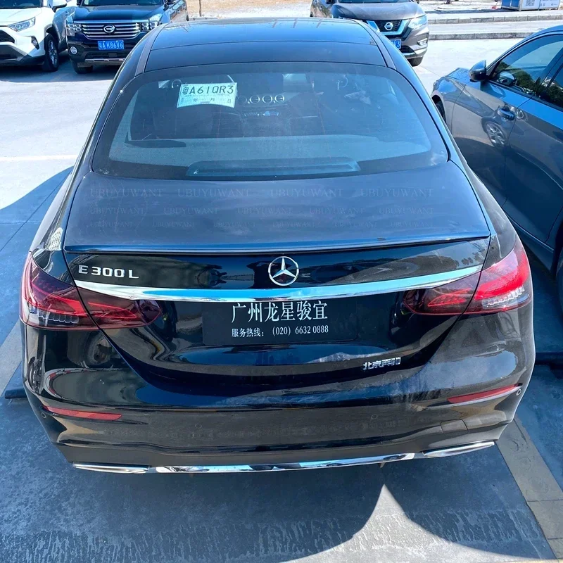 EPFBSQP задний спойлер багажника крыло губа для Mercedes-Benz новый E класс W213 E250 E300 E43 E63 am g