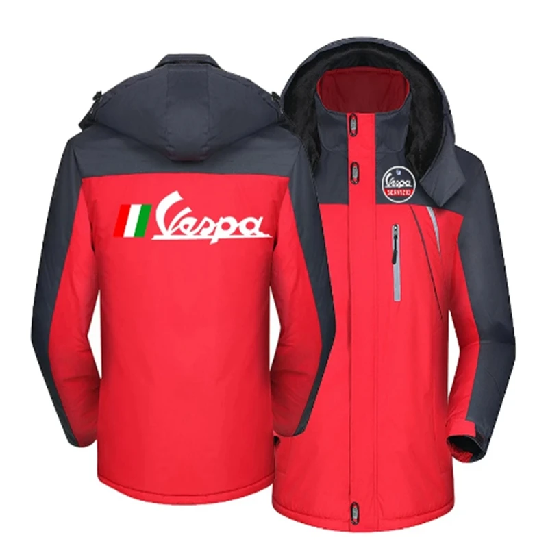 

Куртка VESPA с логотипом 2022, ветровка, водонепроницаемая теплая уличная непромокаемая одежда для альпинизма, пальто высокого качества