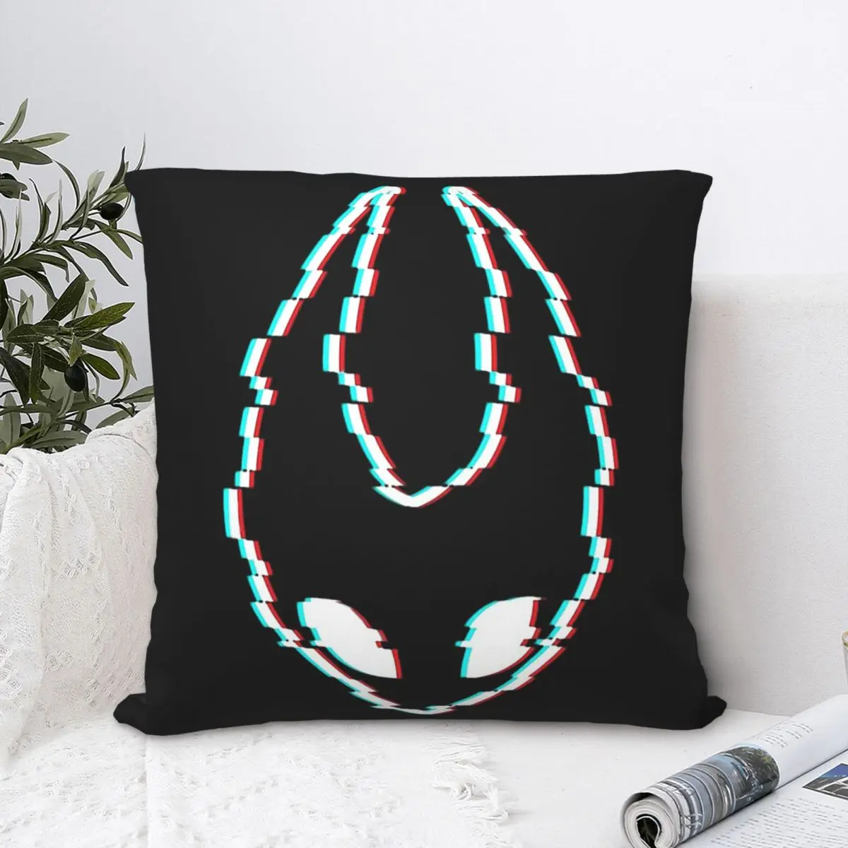 

Glitch Hornet Throw Pillow Case Hollow Knight Silksong Cushion Home Sofa Chair Print Decorative Hug Pillowcase