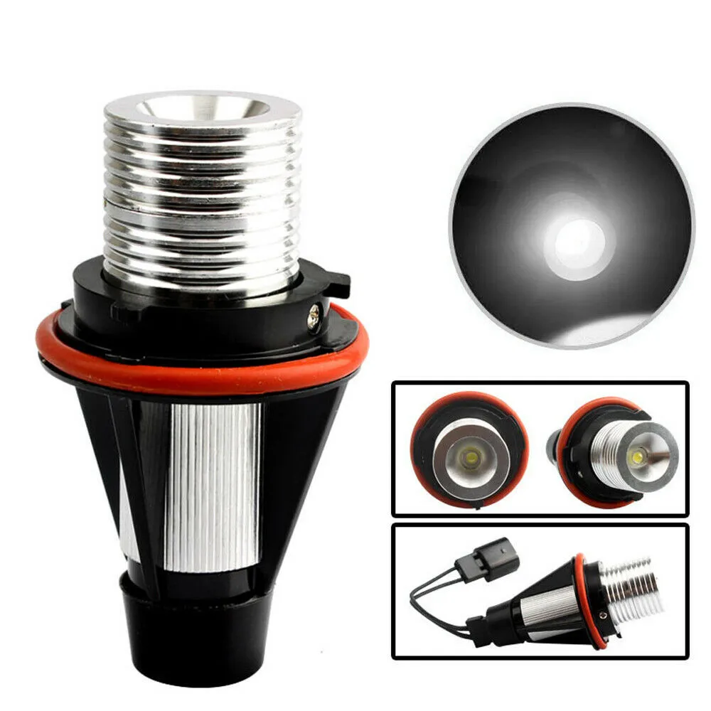 

Светодиодсветильник лампа «ангельские глазки», 2 шт., 10 Вт, гало, кольцевые габаритные огни, белая CAN-шина для BMW X3, X5, E39, E60, E63, E65, 1, 5, 6, 7 серий