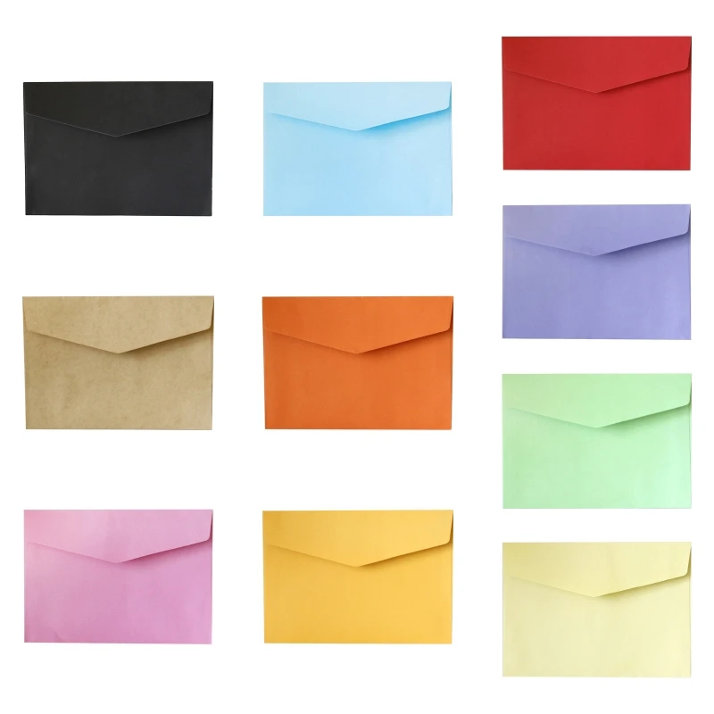 

20PCS Large Clorful Envelopes Cash Envelopes for Baby Shower Wedding Invitations