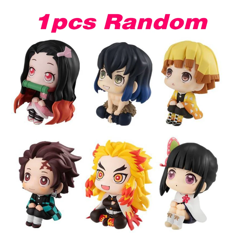 

6cm1pcs Random Demon Slayer: Kimetsu no Yaiba Anime Figure Q Version Nezuko Kamado Action Figure Collectible Model Doll Toys