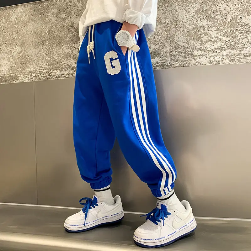 Kids Pants 5-14 years Boys Casual Pants Kids Clothing Cotton Boys Long Trousers Children Boys Clothing Sport Pants Spring
